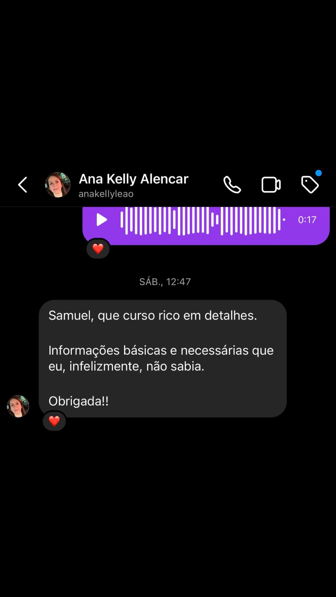 Feedback Aluno 8